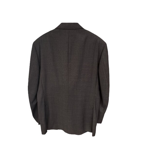 Canali Mens Gray Wool Two-Button Blazer Jacket Size 40R Made In Italy - Picture 2 of 14